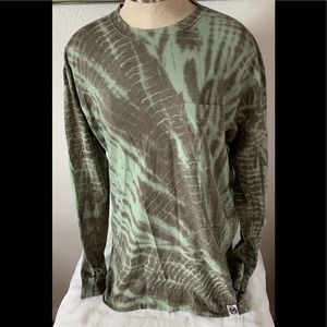 PINK Victoria’s Secret Palm Leaf Long Sleeve Top